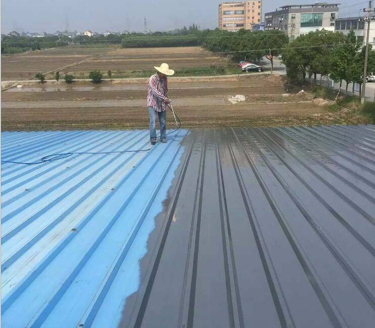 彩钢瓦老旧生锈怎么办!武汉房上防彩钢瓦翻新漆来了